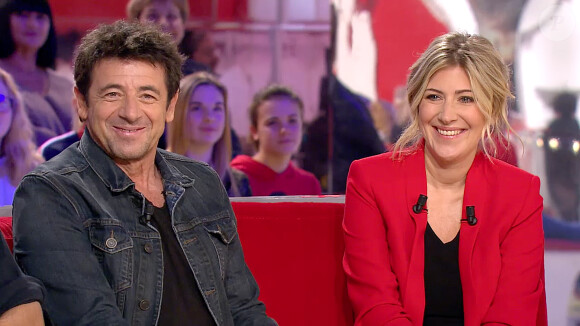 Exclusif - Patrick Bruel, Amanda Sthers - Enregistrement de l'émission "Vivement Dimanche", présentée par M.Drucker, et diffusée le 6 janvier sur France 2. Le 17 décembre 2018 © Guillaume Gaffiot / Bestimage 