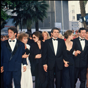 Vincent Lindon au Festival de Cannes pour la présentation d'Il y a des jours et des lunes au Festival de Cannes 1990