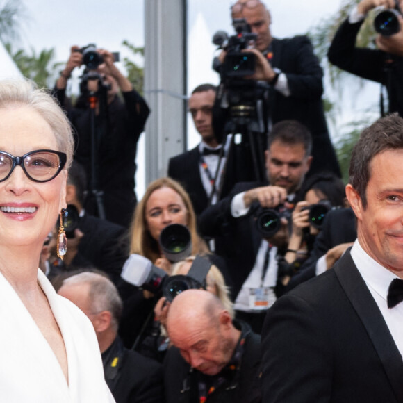 Meryl Streep - Montée des marches du film " Le deuxième acte " pour la cérémonie d'ouverture du 77ème Festival International du Film de Cannes, au Palais des Festivals à Cannes. Le 14 mai 2024 © Olivier Borde / Bestimage 