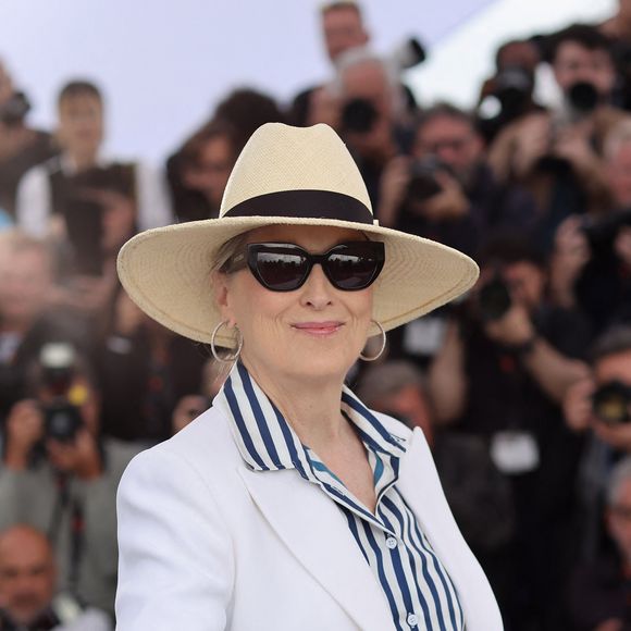 Photocall de Meryl Streep, Palme d'Or d'Honneur, lors du 77ème Festival International du Film de Cannes (14 - 25 mai 2024), le 14 mai 2024. © Jacovides-Moreau/Bestimage 