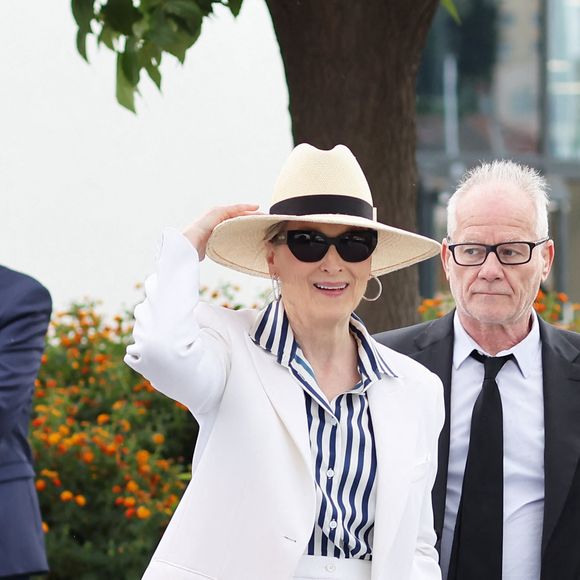 Photocall de Meryl Streep, Palme d'Or d'Honneur, lors du 77ème Festival International du Film de Cannes (14 - 25 mai 2024), le 14 mai 2024. © Jacovides-Moreau/Bestimage 