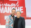 Exclusif - Jarry et Michel Drucker - Enregistrement de l'émission "Vivement Dimanche" au Studio Gabriel à Paris, présentée par M.Drucker et diffusée le 3 mars sur France 3 © Guillaume Gaffiot / Bestimage