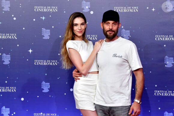 Nicolas Duvauchelle et sa compagne Chloé Roy - 3ème soirée de la 5ème édition du festival CinéRoman au cinéma Pathé Gare du Sud à Nice le 5 octobre 2023. © Bruno Bebert/Bestimage