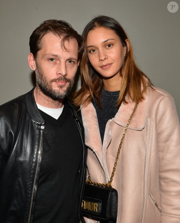 Nicolas Duvauchelle et sa compagne Anouchka Alsif - Célébrités pendant les concert du groupe Suprême NTM à l'AccorHotels Arena à Paris, France, les 8, 9 et 10 mars 2018. © Veeren/Bestimage