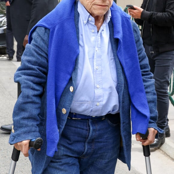 Exclusif - Josée Dayan - Obsèques du producteur François Bennaceur (Ben Naceur) au cimetière ancien de Neuilly-sur-Seine, France, le 13 mai 2024. 