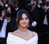 Selena Gomez arborait de son côté une splendide robe noire très élégante
Selena Gomez au Festival de Cannes