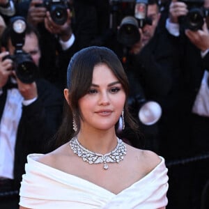 Selena Gomez arborait de son côté une splendide robe noire très élégante
Selena Gomez au Festival de Cannes