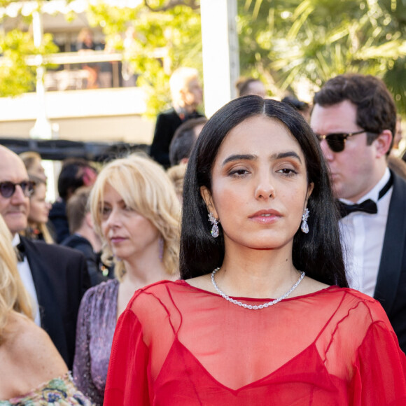 Hafsia Herzi - Montée des marches du film " Emilia Perez " lors du 77ème Festival International du Film de Cannes, au Palais des Festivals à Cannes. Le 18 mai 2024 © Jacovides-Moreau / Bestimage 