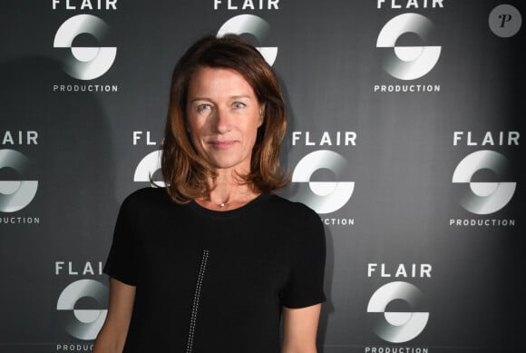 Carole Gaessler - Soirée du 10ème anniversaire de l'agence audiovisiuelle "Flair production" à l'hôtel "Le Marois" à Paris le 28 mars 2019. © Coadic Guirec/Bestimage