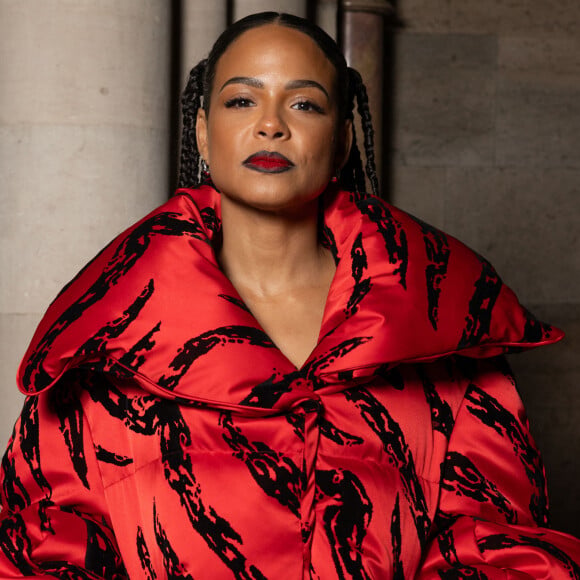 A Cannes, Christina Milian a tenu à s'exprimer sur un sujet qui lui tient à coeur. 
Christina Milian au défilé Chen Peng lors de la Fashion Week de Paris (PFW). © Jérémy Melloul/Bestimage 