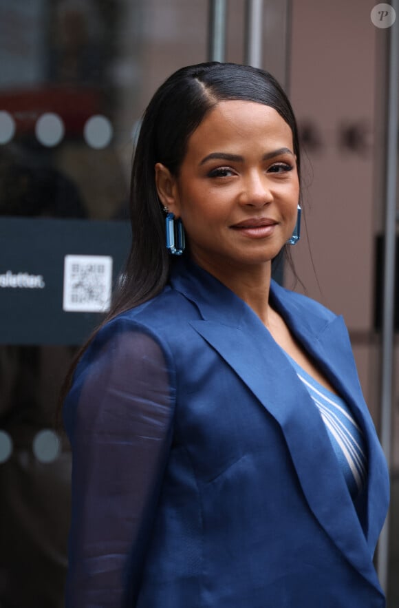 Christina Milian - Arrivées au défilé de mode Femmes prêt-à-porter automne-hiver 2024/2025 "Akris" lors de la fashion week de Paris. Le 3 mars 2024 