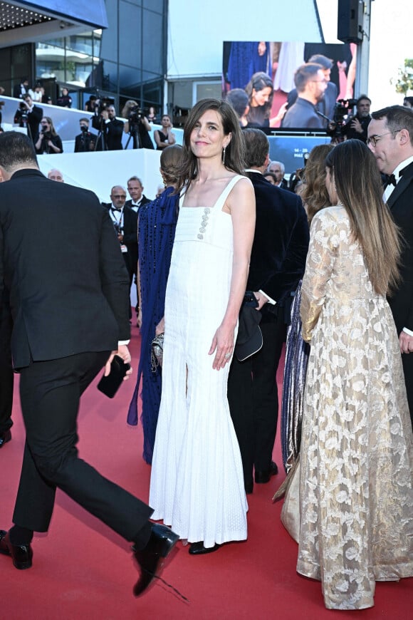 Charlotte Casiraghi was sober and elegant this Tuesday.  Charlotte Casiraghi during the rise of the steps of the film 'Marcello Mio' at the Cannes Film Festival.  Photo by David Niviere/ABACAPRESS.COM