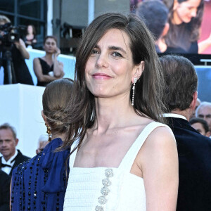 Au Festival de Cannes.
Charlotte Casiraghi lors de la montée des marches du film 'Marcello Mio' au festival de Cannes, le 21 mai 2024. Photo by David Niviere/ABACAPRESS.COM