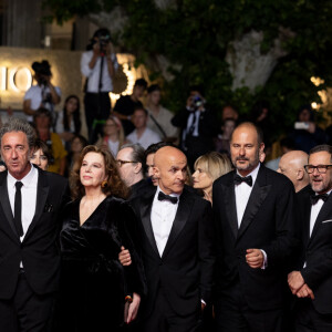 Montée des marches du film Parthenope lors du 77ᵉ Festival International du Film de Cannes, au Palais des Festivals à Cannes. Le 21 mai 2024 © Jacovides-Moreau / Bestimage