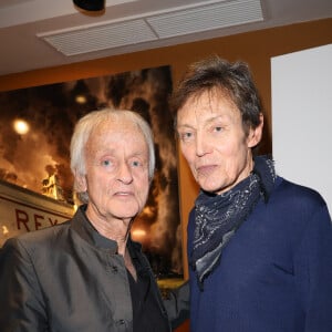 Dave et son mari Patrick Moiseau - Dave célèbre son 80ème anniversaire sur la scène de Grand Rex à Paris le 21 mai 2024. Dave a enthousiasmé le public durant plus de deux heures, pour son concert anniversaire. © Coadic Guirec/Bestimage