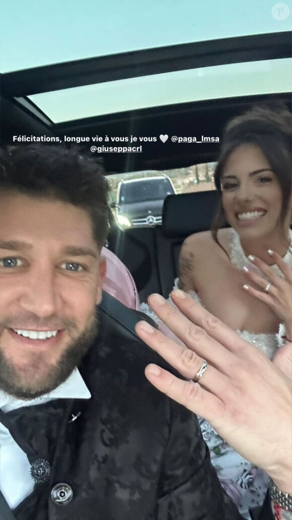 Mariage de Paga et Giuseppa, 2 décembre 2023, Instagram.