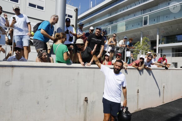 Exclusif - Cyril Hanouna - Tournoi des personnalités lors du Greenweez Paris Major Premier Padel 2023 à Roland Garros à Paris le 10 septembre 2023. © Marc Ausset-Lacroix/Bestimage  No Web - Belgique et Suisse 