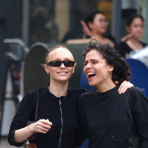 Lily-Rose Depp et sa compagne, 070 Shake le 11 juin 2023 à New-York