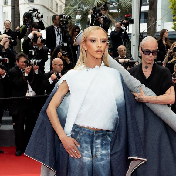 Bilal Hassani - Montée des marches du film " The Apprentice " lors du 77ème Festival International du Film de Cannes, au Palais des Festivals à Cannes. Le 20 mai 2024 © Jacovides-Moreau / Bestimage