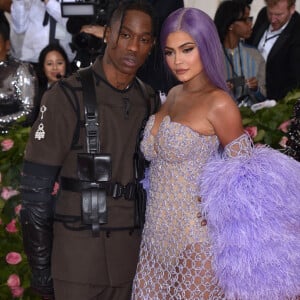 Kylie Jenner et Travis Scott assistent au Met Gala Celebrating Camp : Notes On Fashion au Metropolitan Museum of Art à New York, le 6 mai 2024. Lionel Hahn/ABACAPRESS.COM