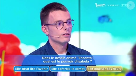 Dans "Les 12 coups de midi", Emilien a dû affronter ce samedi un candidat de "The Voice" !
"Les 12 Coups de midi" sur TF1 samedi 25 mai 2024.