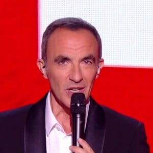 Nikos Aliagas sur le plateau de "The Voice 2024"