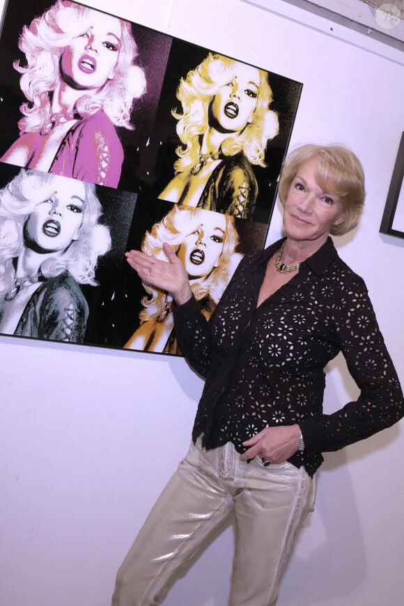 Vernissage de l'exposition de Brigitte Lahaie "Brigitte Lahaie comme vous ne l'avez jamais vue !" à la galerie "Concorde Art Gallery" à Paris. Le 24 mai 2024 © Cédric Perrin / Bestimage