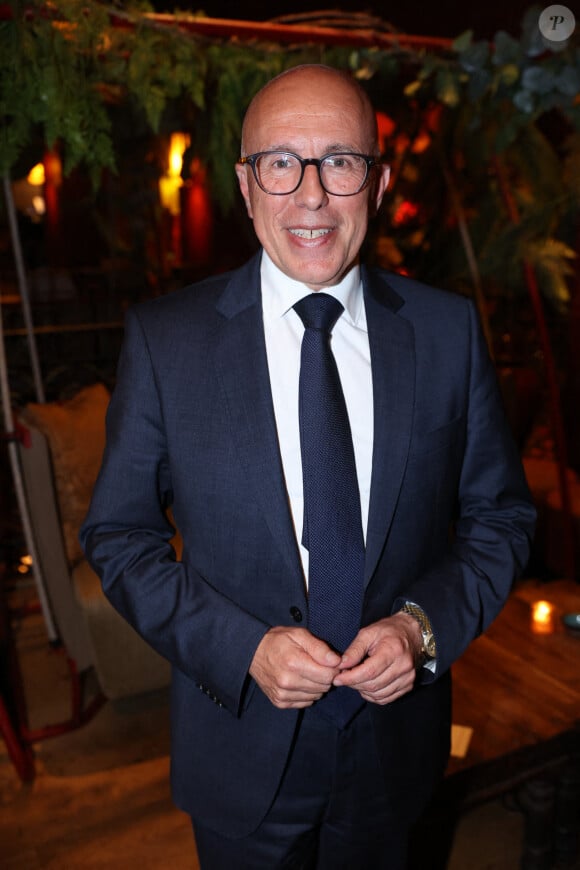 Eric Ciotti lors de la soirée de Sylvie Tellier pour son 46e anniversaire mais aussi le lancement de son livre "Couronne et préjugés", organisée par Five Eyes Production au Buddha Bar à Paris, le 28 mai 2024. Photo by Jerome Dominé/ABACAPRESS.COM