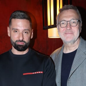 Laurent Ruquier et Hugo Manos forment un couple depuis des années maintenant.
Hugo Manos et Laurent Ruquier lors de la soirée de Sylvie Tellier pour son anniversaire mais aussi le lancement de son livre "Couronne et préjugés", organisée par Five Eyes Production au Buddha Bar à Paris. Photo by Jerome Dominé/ABACAPRESS.COM