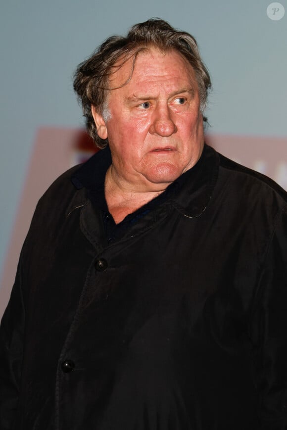 Info - Gérard Depardieu, sur décision de justice, se verra restituer les rushes du reportage le concernant diffusé dans l'émission "Complément d'enquête" - Info - La garde à vue pour agressions sexuelles de Gérard Depardieu est terminée une convocation lui a été remise pour passer au tribunal correctionnel en octobre 2024 - Gérard Depardieu lors du Festival Premiers Plans à Angers le 28 janvier 2022 pour la présentation du film "Umani" © Laetitia Notarianni / Bestimage  Festival "Premiers plans" in Angers with the screening of "Unami" on 28/01/2022 