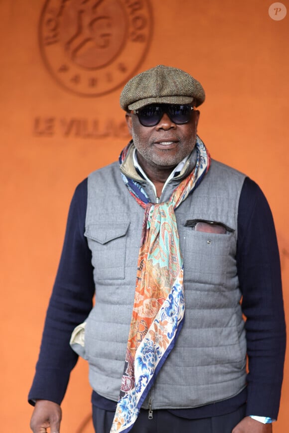 Basile Boli - Les célébrités au village lors des Internationaux de France de tennis de Roland Garros 2024 à Paris (20 mai - 9 juin 2024), le 31 mai 2024. © Jacovides / Moreau / Bestimage 