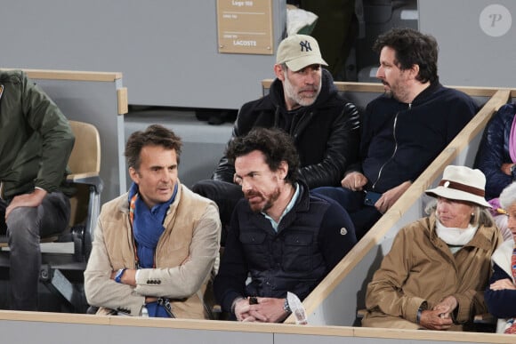 Jalil Lespert dans les tribunes des Internationaux de France de tennis de Roland Garros 2024 à Paris, France, le 31 mai 2024. © Jacovides-Moreau/bestimage 