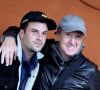 François Cluzet s'est rendu au village lors des Internationaux de France de tennis de Roland Garros avec son fils Paul
François Cluzet et son fils Paul au village lors des Internationaux de France de tennis de Roland Garros, à Paris, France. © Jacovides-Moreau/Bestimage