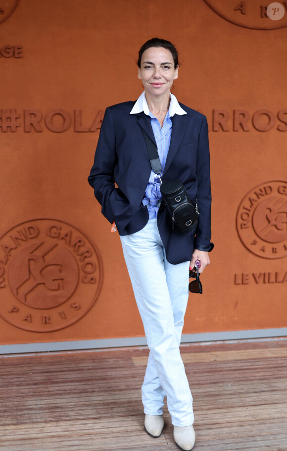 Sandra Sisley au village lors des Internationaux de France de tennis de Roland Garros 2024, à Paris, France, le 1er juin 2024. © Jacovides-Moreau/Bestimage 