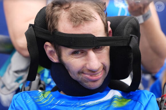 Rob Burrow avant le Marathon de Leeds le dimanche 12 mai 2024 Crédit : Danny Lawson/PA Wire.