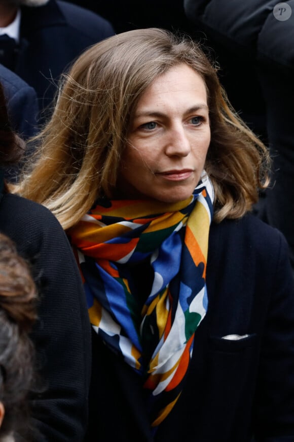 Amélie Etasse - Obsèques de Marion Game en l'église Saint Roch à Paris le 31 mars 2023. © Christophe Clovis / Bestimage 