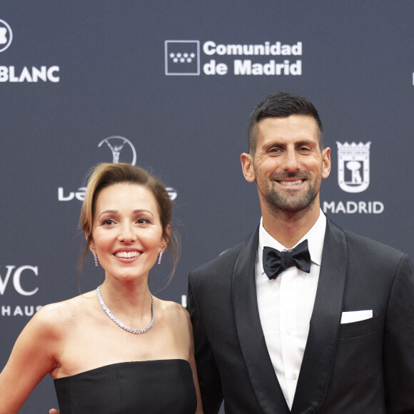 Novak Djokovic, Jelena Djokovic — Laureus World Sports Awards 2024. Madrid.