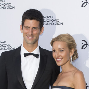 Le tennisman a été vu en train de crier en direction de son clan

Novak Djokovic et Jelena Ristic - Diner de la soiree de gala de la fondation Novak Djokovic a Londres le 8 juillet 2013.