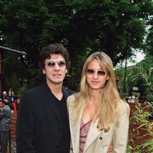 Marc Lavoine et Sarah Poniatowski en 2002.