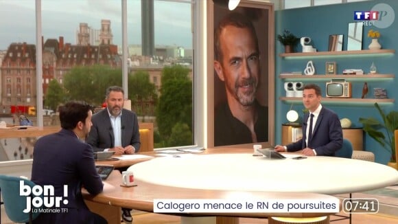 Calogero s'est dit scandalisé par l'utilisation d'une de ses chansons lors d'un meeting du Rassemblement national
Le plateau de "Bonjour !"