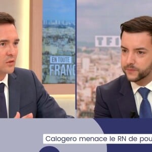 Le député du Rassemblement national de la Somme a eu un échange tendu avec Adrien Gindre
Adrien Gindre et Jean-Philippe Tanguy dans "Bonjour !"