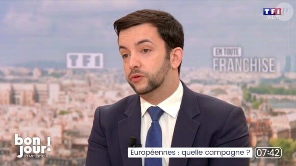 Jean-Philippe Tanguy a estimé que la polémique suscitée par Calogero n'avait "aucune importance"
Jean-Philippe Tanguy sur le plateau de "Bonjour !"