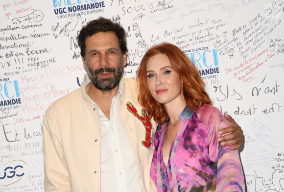 Mehdi Nebbou et Audrey Fleurot - Avant premiere de la série TF1 "HPI 4" au cinema UGC Normandie à Paris le 13 mai 2024. © Coadic Guirec/Bestimage