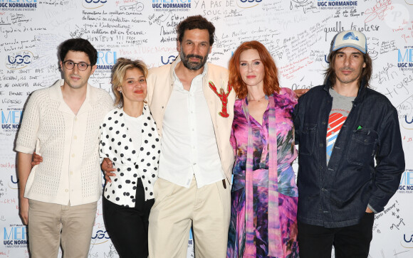 guest, Marie Denarnaud, Mehdi Nebbou, Audrey Fleurot et Thomas Scimeca - Avant premiere de la série TF1 "HPI 4" au cinema UGC Normandie à Paris le 13 mai 2024. © Coadic Guirec/Bestimage