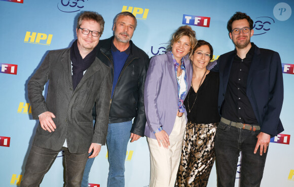 Jean Nicolas, Alice Chegaray Breugnot et Mona Achache - Avant-première des 2 premiers épisodes de la saison 3 de "HPI" à l' UGC Normandie à Paris le 9 mai 2023. © Coadic Guirec/Bestimage