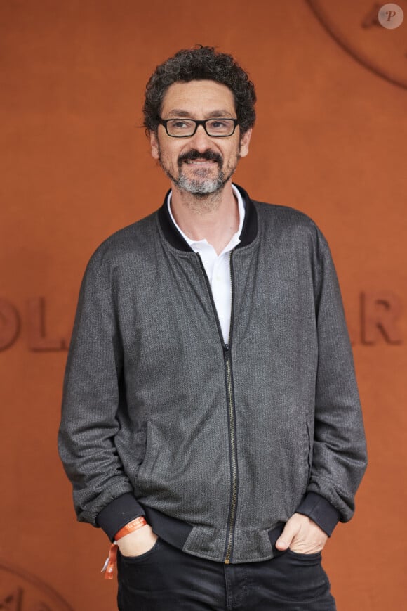 David Foenkinos - Les célébrités au village lors des Internationaux de France de tennis de Roland Garros 2024 à Paris. Le 5 juin 2024. © Jacovides-Moreau/Bestimage 