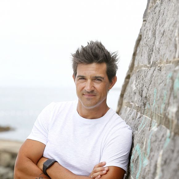 Exclusif - Rendez-vous avec Jean-Pascal Lacoste (Habillé par American Vintage) à Saint-Jean-de-Luz. Le 10 juillet 2020 © Patrick Bernard / Bestimage