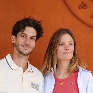 Constance Jablonski et son mari Matthias Dandois au village lors des Internationaux de France de tennis de Roland Garros 2024, à Paris, France, le 7 juin 2024. © Jacovides-Moreau/Bestimage