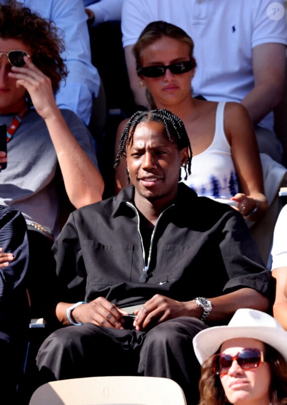 Brice Tchaga - Célébrités dans les tribunes des Internationaux de France de tennis de Roland Garros 2024 à Paris le 7 juin 2024. © Jacovides-Moreau/Bestimage .