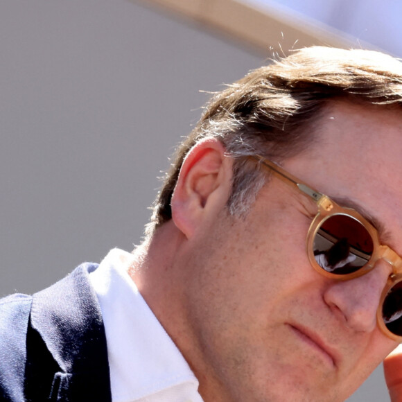 Renaud Capuçon - Célébrités dans les tribunes des Internationaux de France de tennis de Roland Garros 2024 à Paris le 7 juin 2024. © Jacovides-Moreau/Bestimage .